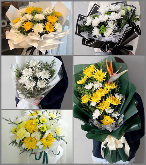 福建漳州龙海市榜山镇白事花束代送